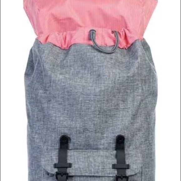 Herschel Gray Retreat Rubber Strap Backpack - Picture 4 of 5
